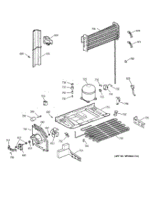 06 - Unit Parts parts for Ge Refrigerator TBG18JADARWW from AppliancePartsPros.com