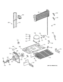 06 - Unit Parts parts for Ge Refrigerator TBG19PADARWW from AppliancePartsPros.com