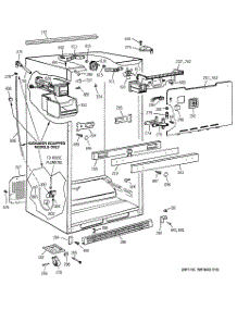 03 - Cabinet parts for Ge Refrigerator TBI18JIDARWW from AppliancePartsPros.com