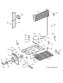 06 - Unit Parts parts for Ge Refrigerator TBI18JIDARWW from AppliancePartsPros.com