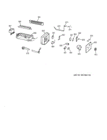 07 - Icemaker parts for Ge Refrigerator TBI18JIDARWW from AppliancePartsPros.com