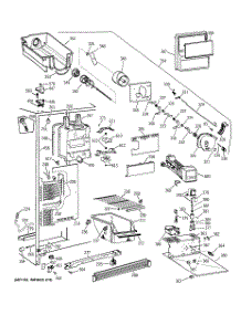 03 - Freezer Section parts for Ge Refrigerator TFX25GRCGWW from AppliancePartsPros.com