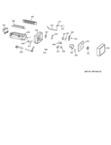 05 - Icemaker Wr30x0330 parts for Ge Refrigerator TFG20JRBKWH from AppliancePartsPros.com