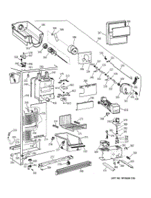 03 - Freezer Section parts for Ge Refrigerator TFM26PRDABS from AppliancePartsPros.com