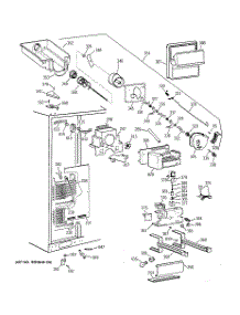 03 - Freezer Section parts for Ge Refrigerator TFG28PFCGBS from AppliancePartsPros.com
