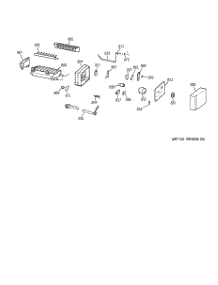 07 - Icemaker Wr30x0330 parts for Ge Refrigerator TPG21KRDAWS from AppliancePartsPros.com