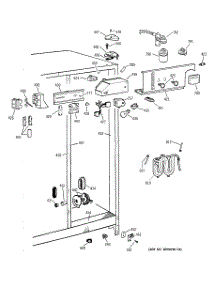 04 - Fresh Food Section parts for Ge Refrigerator TFX26APDABB from AppliancePartsPros.com
