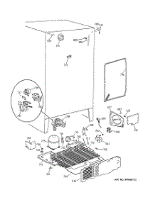 06 - Unit Parts parts for Ge Refrigerator TFS25PPBGBS from AppliancePartsPros.com