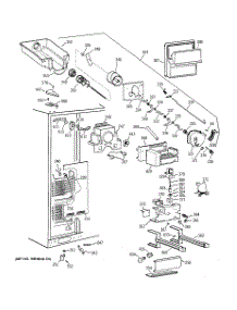 03 - Freezer Section parts for Ge Refrigerator TFG28PFCEBS from AppliancePartsPros.com