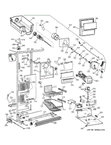 03 - Freezer Section parts for Ge Refrigerator TPG21KRCGBS from AppliancePartsPros.com