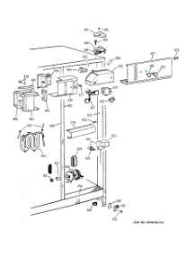 04 - Fresh Food Section parts for Ge Refrigerator TFK25PRDAAA from AppliancePartsPros.com