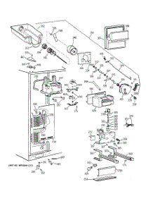 03 - Freezer Section parts for Ge Refrigerator TPG24BRDABS from AppliancePartsPros.com