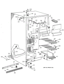 02 - Freezer Section parts for Ge Refrigerator TFT22JABGWW from AppliancePartsPros.com