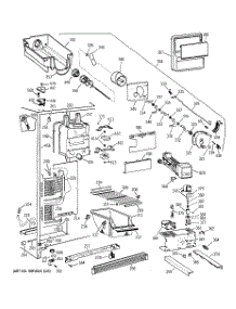 03 - Freezer Section parts for Ge Refrigerator TFM26CRDABS from AppliancePartsPros.com