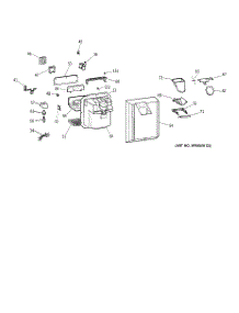 02 - Dispenser parts for Ge Refrigerator TFX22QPDACC from AppliancePartsPros.com