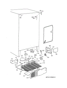 07 - Unit Parts parts for Ge Refrigerator TFX22CRDACC from AppliancePartsPros.com