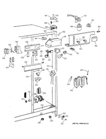 05 - Fresh Food Section parts for Ge Refrigerator TFX22QPDACC from AppliancePartsPros.com