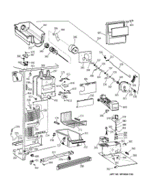 03 - Freezer Section parts for Ge Refrigerator TFS22PPBGBS from AppliancePartsPros.com