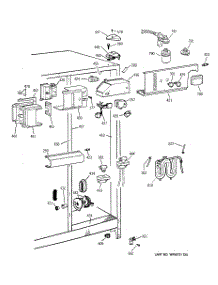 04 - Fresh Food Section parts for Ge Refrigerator TFS22PPBGBS from AppliancePartsPros.com