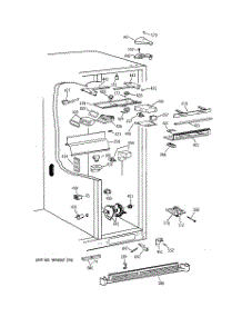 05 - Fresh Food Section parts for Ge Refrigerator TPS24PIBGBS from AppliancePartsPros.com