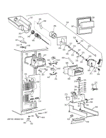 03 - Freezer Section parts for Ge Refrigerator TPS24PBBEBS from AppliancePartsPros.com
