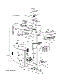 04 - Fresh Food Section parts for Ge Refrigerator TPG21KRCEWS from AppliancePartsPros.com