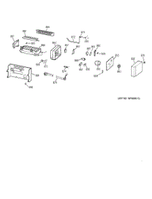 08 - Icemaker Wr30x0328 parts for Ge Refrigerator TPS24PIBGBS from AppliancePartsPros.com