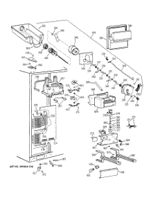 03 - Freezer Section parts for Ge Refrigerator TPS24BPCGBS from AppliancePartsPros.com