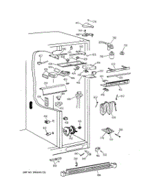 05 - Fresh Food Section parts for Ge Refrigerator TPS24PBBGBS from AppliancePartsPros.com