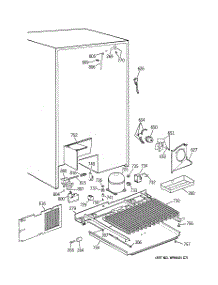 07 - Unit Parts parts for Ge Refrigerator TPG24PFCEBS from AppliancePartsPros.com