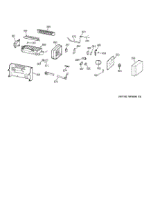 08 - Icemaker Wr30x0331 parts for Ge Refrigerator TPG24PFCEBS from AppliancePartsPros.com