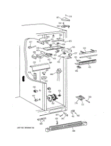 05 - Fresh Food Section parts for Ge Refrigerator TPS24BICEBS from AppliancePartsPros.com