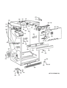 03 - Cabinet parts for Ge Refrigerator TBX18IADARWW from AppliancePartsPros.com