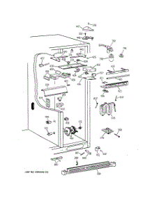 05 - Fresh Food Section parts for Ge Refrigerator TPS24PPBEBS from AppliancePartsPros.com