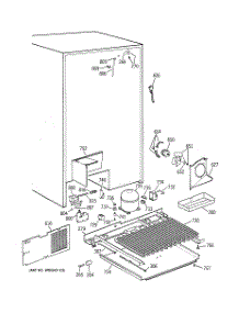 07 - Unit Parts parts for Ge Refrigerator TPG24BRCCBS from AppliancePartsPros.com