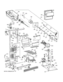 02 - Freezer Section parts for Ge Refrigerator MSK22GRBGAA from AppliancePartsPros.com