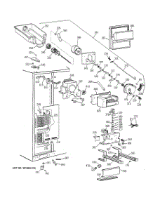 03 - Freezer Section parts for Ge Refrigerator MSK28PFBGAA from AppliancePartsPros.com