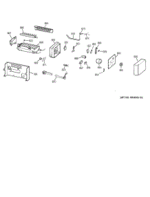 08 - Icemaker Wr30x0331 parts for Ge Refrigerator MSK28PFBGAA from AppliancePartsPros.com