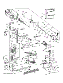 02 - Freezer Section parts for Ge Refrigerator MST25GRBGWW from AppliancePartsPros.com