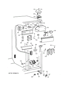 03 - Fresh Food Section parts for Ge Refrigerator MST25GRBGWW from AppliancePartsPros.com