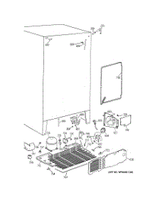 04 - Unit Parts parts for Ge Refrigerator MSG25GRBGWW from AppliancePartsPros.com