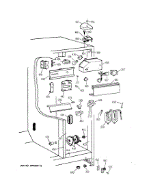 04 - Fresh Food Section parts for Ge Refrigerator TFM22PRBGAA from AppliancePartsPros.com