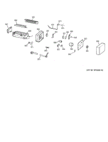 07 - Icemaker Wr30x0330 parts for Ge Refrigerator TPG21KRCGWH from AppliancePartsPros.com
