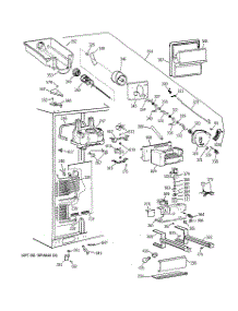 03 - Freezer Section parts for Ge Refrigerator TPG24PRCGBB from AppliancePartsPros.com