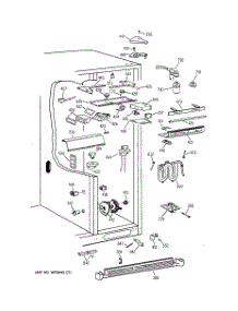05 - Fresh Food Section parts for Ge Refrigerator TFS28PBBEBS from AppliancePartsPros.com