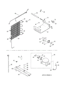 03 - Unit Parts parts for Ge Refrigerator TAX4SNYCWH from AppliancePartsPros.com