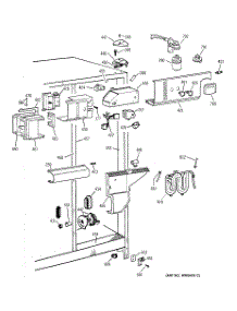 04 - Fresh Food Section parts for Ge Refrigerator TFS22PPBEBS from AppliancePartsPros.com