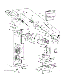 03 - Freezer Section parts for Ge Refrigerator TPJ24PRBGBB from AppliancePartsPros.com
