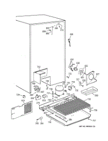 07 - Unit Parts parts for Ge Refrigerator TPJ24PRBGBB from AppliancePartsPros.com