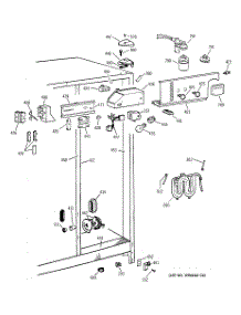 04 - Fresh Food Section parts for Ge Refrigerator TFX22ZPBGAA from AppliancePartsPros.com